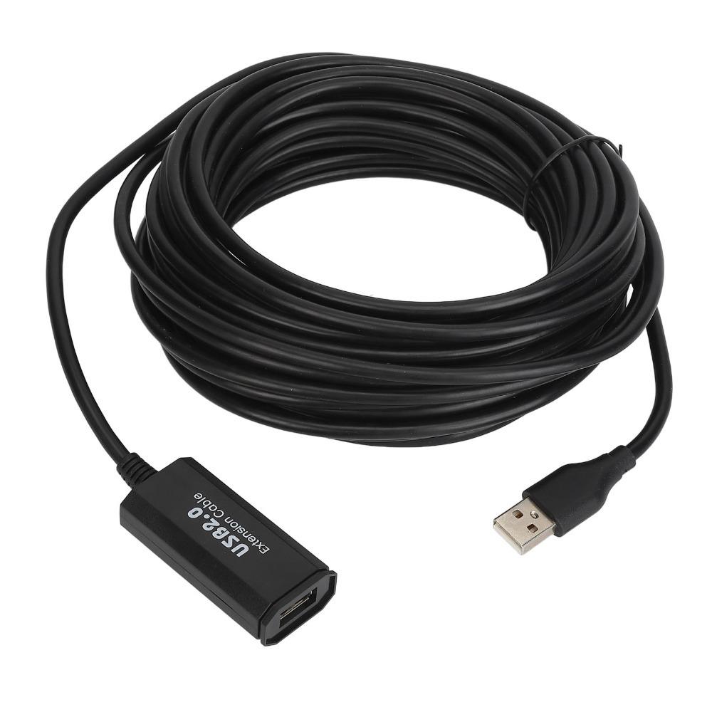 

33FT Length USB Extension Cable High Performance Stable Connection Active USB Extender USB Active Extender Cord Gaming Setup