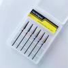 6pcs/set Nail Drill Bits Milling Cutter For Manicure 3/32" Burr Electric Cuticle Clean Nail File Cuticle Remover Tool