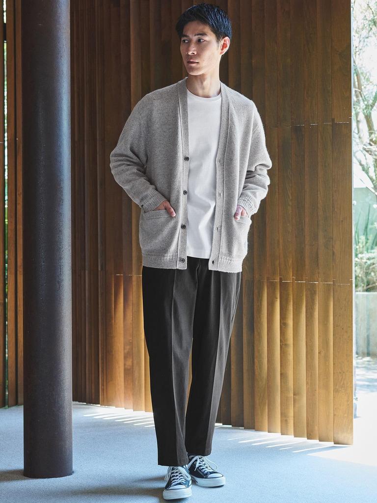 United Arrows Green Label Relaxing FREELITCH Wide Utility Pants, W2-2WAY Stretch, Size 32141794264, 0950, Black (09), Medium