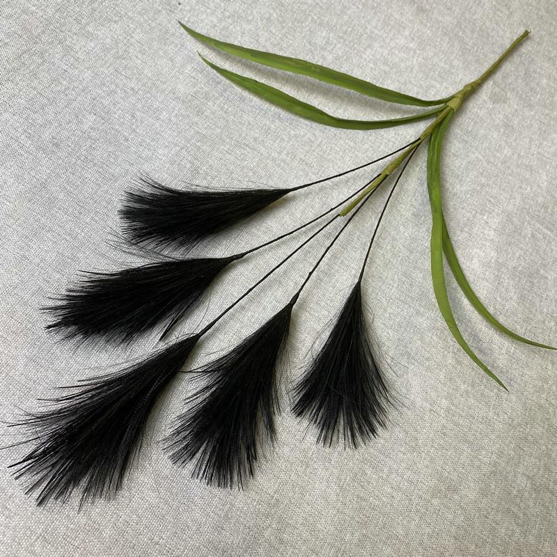 Reed Faux Feather Grass Stems For Outdoor Events And Photo Decoration Props