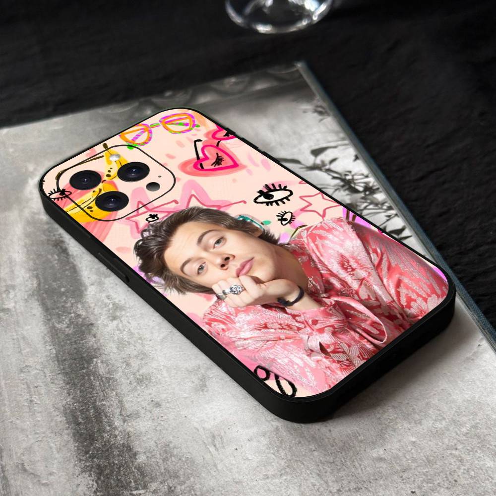 H-Ha-rry-Sty-les Phone Case Silicone Soft For IPhone 17 Air 16 15 14 13 12 11 Plus Pro Max Plus