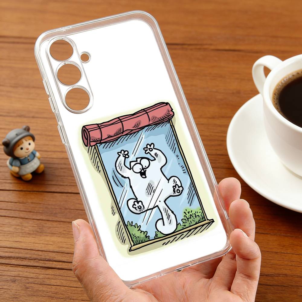 S-Simons-S And C-Cats  Phone Case For Samsung S25,24,21,22,23,30,Ultra,20,Plus,Fe,Lite,Note Transparent Cover