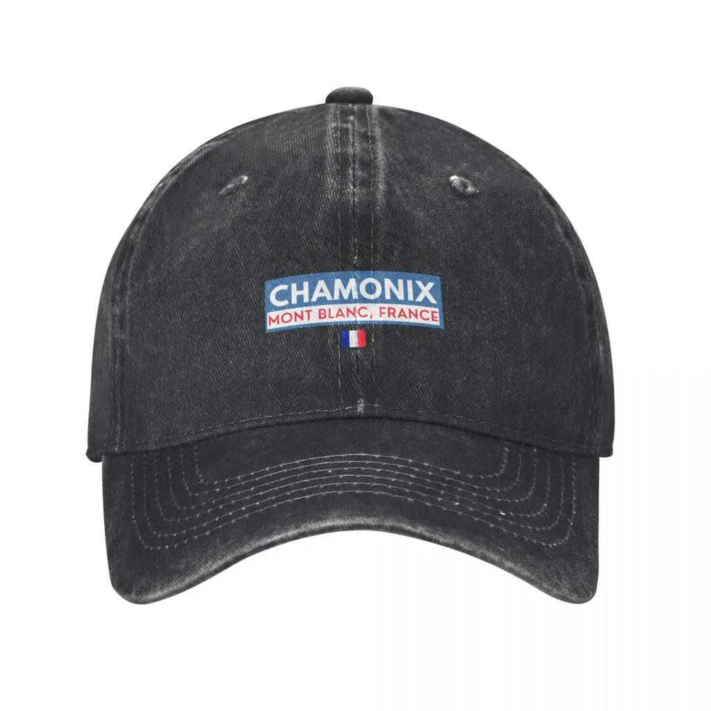 CHAMONIX MONT BLANC FRANCE Baseball Cap Visor Trucker Hat Christmas Hat Golf Hat Unisexs Caps Womens