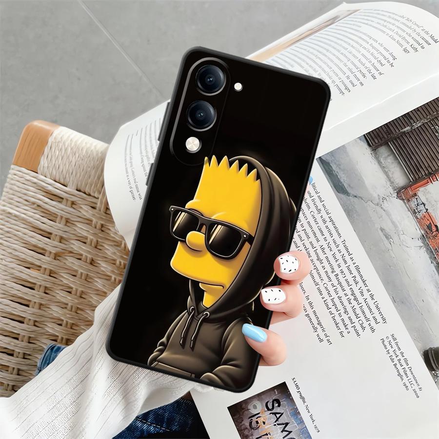 Case for Vivo Y31 Y36 Y27 Y16 Y17 Y12 Y15S Y33S Y35 Y19 Y22 Y30 Y02 Y11 Y20 Y21 Phone Cover Fun S-simpsons