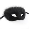 Cosmetic Masquerade Party, Long-haired Fox Half-face Mask, New Eye Mask, Plastic Mask, Mysterious Animal Mask