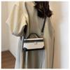 Γυναικεία τσάντα ώμου με φερμουάρ, καμβάς απλές τσάντες μονόχρωμες τσάντες χιαστί Μόδα