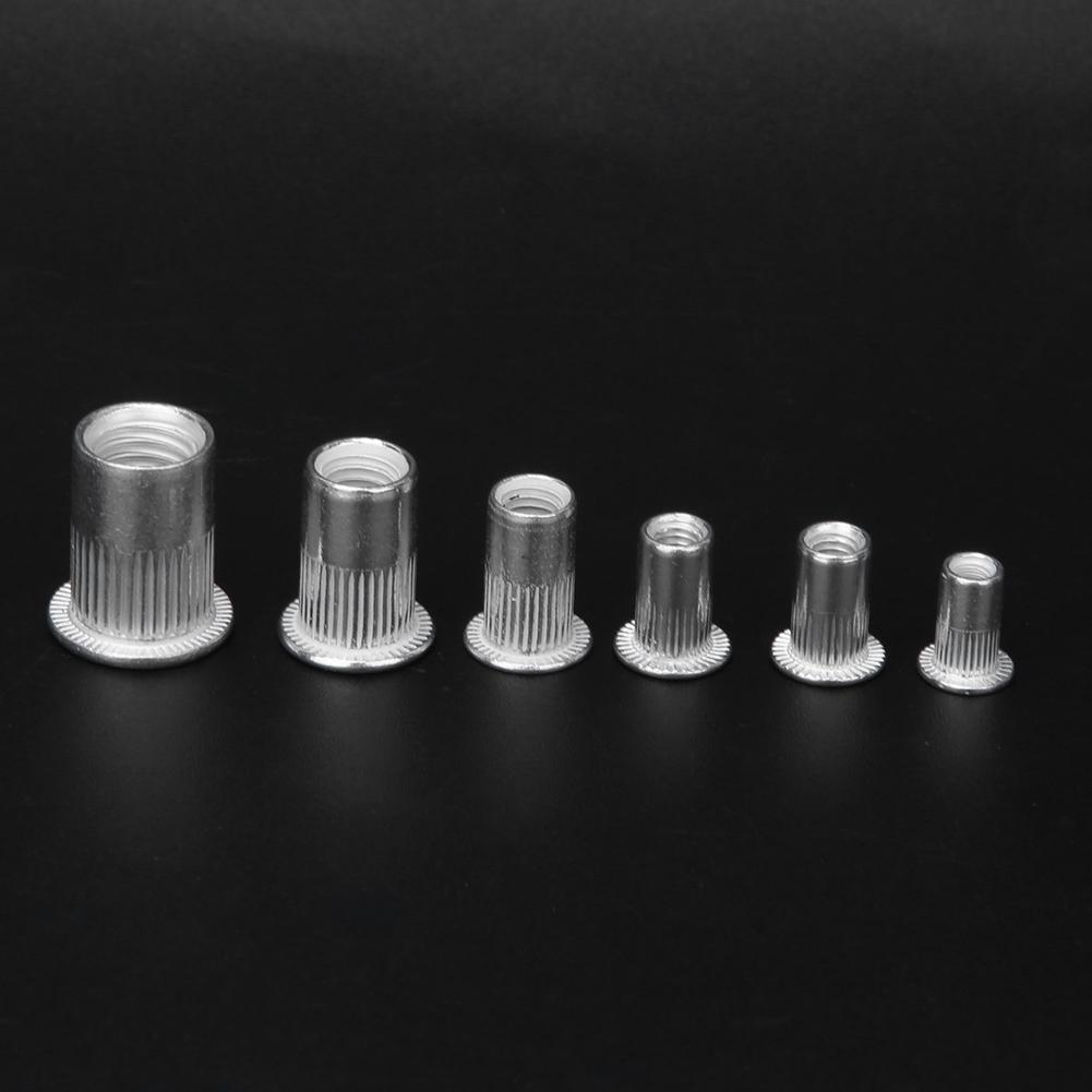 150pcs M3 M4 M5 M6 M8 Aluminum Rivet Nut Threaded Insert Nuts Kit Hardware Fasteners
