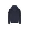 STONE ISLAND Solid Color Logo Hooded Long Sleeve Pullover Sweatshirt Men Sweatshirt Blue 791561720-V0020