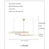 Lamp Modern Minimalist LED Chandelier ,Linear Kitchen Island Pendant Lighting For Dining Table Living Room Bedroom