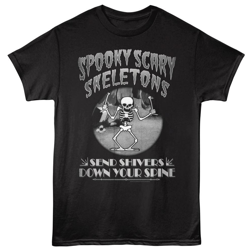 Spooky Scary Skeletons Send Shivers Down Your Spine Haze Gray Men s T Shirt M