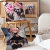 A-Astolfo Pink Cute Anime Girl Maple Design Cushion Cover Happy Autumn Harvest decor Holiday Decorati Pillow Cover