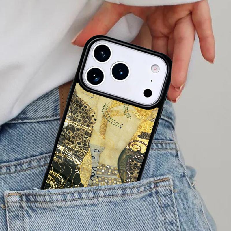 Gustav Klimt Phone Case for iPhone 16e 15 14 13 12 17 Pro Max Plus Air 17pro Cover Coque