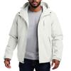 Men'S Loose Half Zipper Hooded Sweatshirt And Submachine Jacket