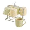 Modern Ceramic Tea & Water Cup Set for Guest Reception - Luxury Living Room Collection