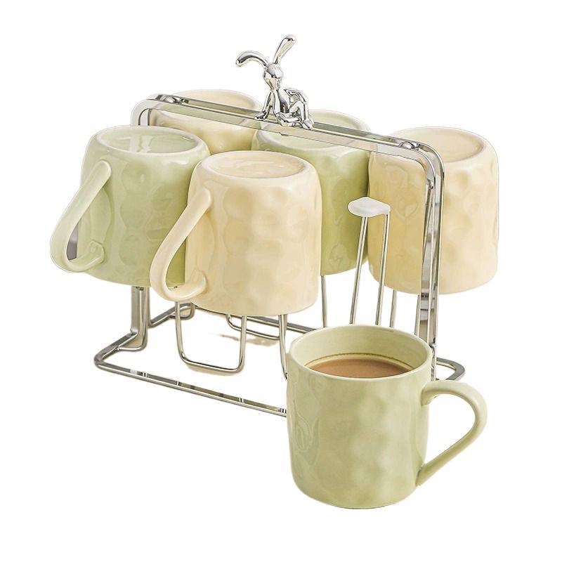 Modern Ceramic Tea & Water Cup Set for Guest Reception - Luxury Living Room Collection