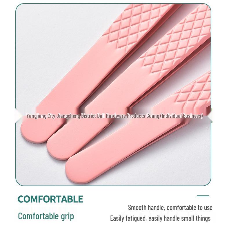 Precision Fiber Tip Eyelash Tweezers for Detailed Grafting and Blooming