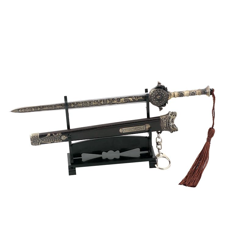 [Nekokamiyama] Romance of the Three Kingdoms: Zhao Yun Zilong's Blue and Red Sword, 22cm Miniature Model Figure, Collectible Decor