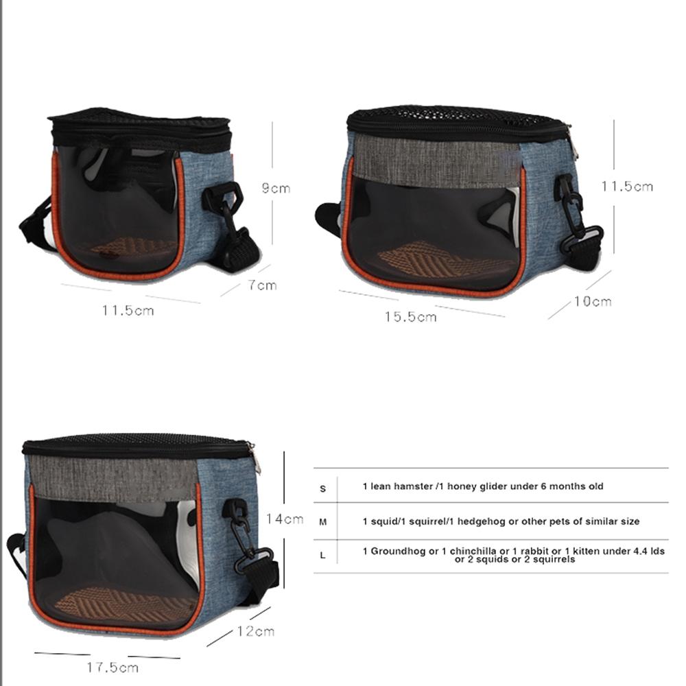 Go Out Golden Bear Squirrel Hamster Travel  Bags Pet Carrier Bags Carry Pouch Bag Small Pet