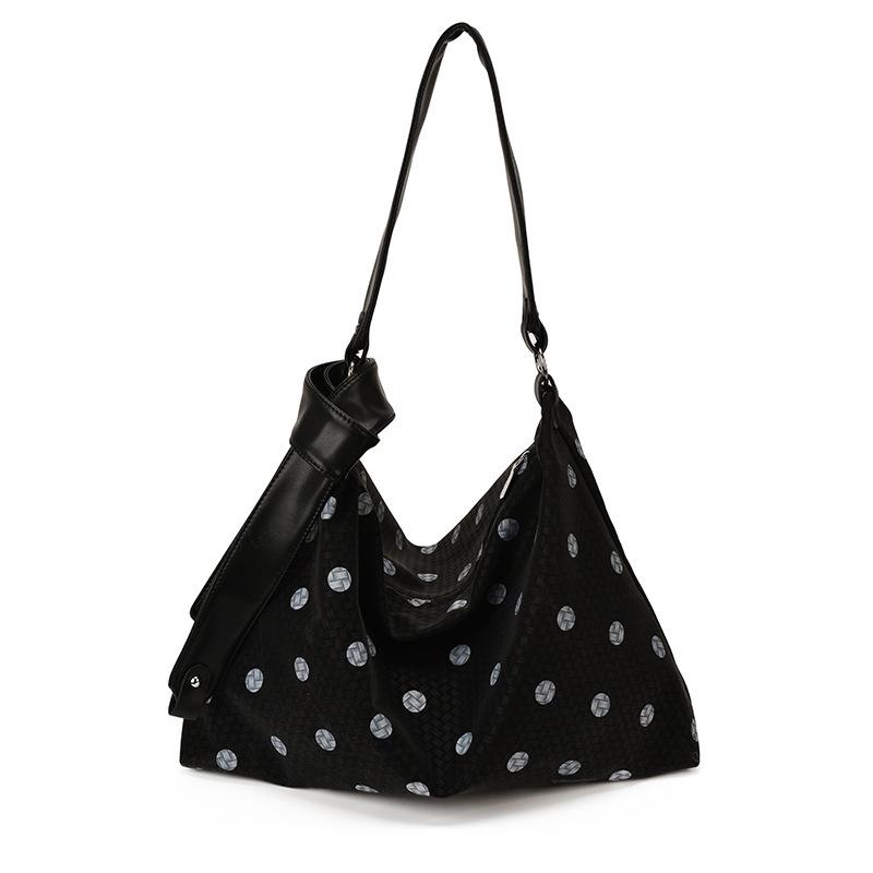 Elegant Polka Dot One-Shoulder Tote Bag - 2026 Fashion, Versatile, Large Capacity for Women