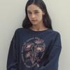 Bring My Things Flower Logo Sweatshirt_Navy