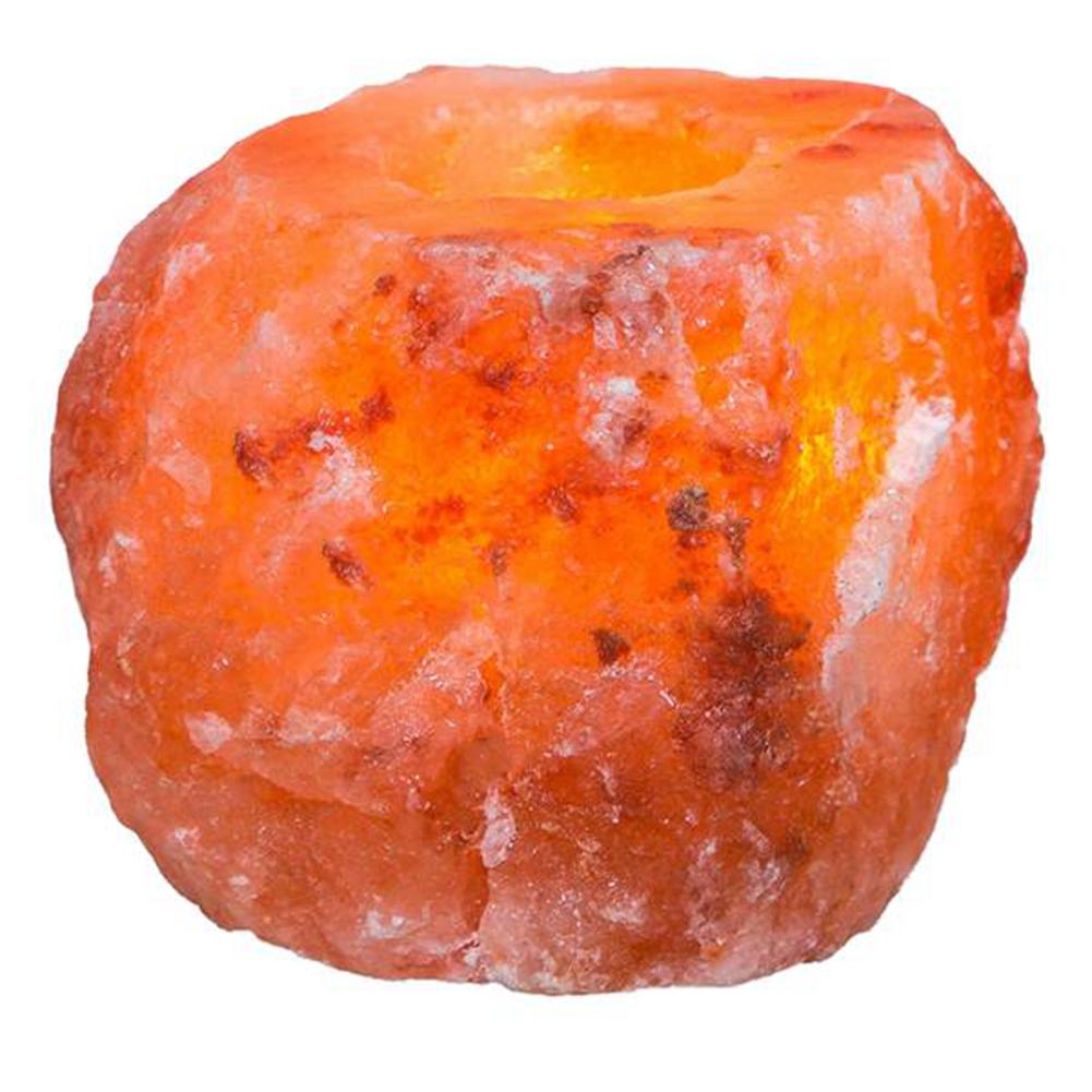 M-Modern-Natural Salt Crystal Stone Candle Holder Stand Crystals Candle Cave Wedding Valentine's Day Gift Easy To Use