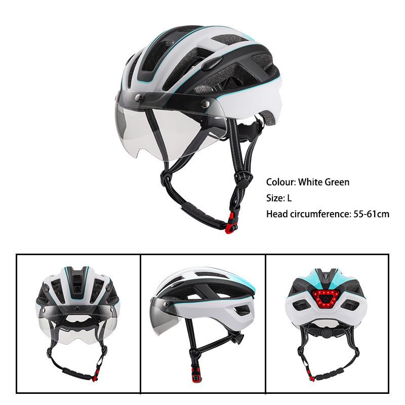 Fahrradhelm mit magnetischer Windschutzscheibe für Erwachsene, Mountainbike, Rennrad, Fahrradhelm, Sporthelm TK006