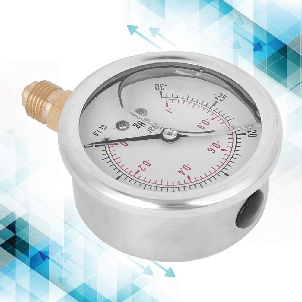 TS PGGZ604 0bar 1 4BSP Y60 Radial Oil Filled Vacuum Pressure Gauge for Petroleum Metallurgy