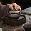 Vintage Ceramic Teapot Hand Held Teapot Single Pot Tea Infuser Filter Pot Afternoon Tea Brewing Utensils Teas Making Tools