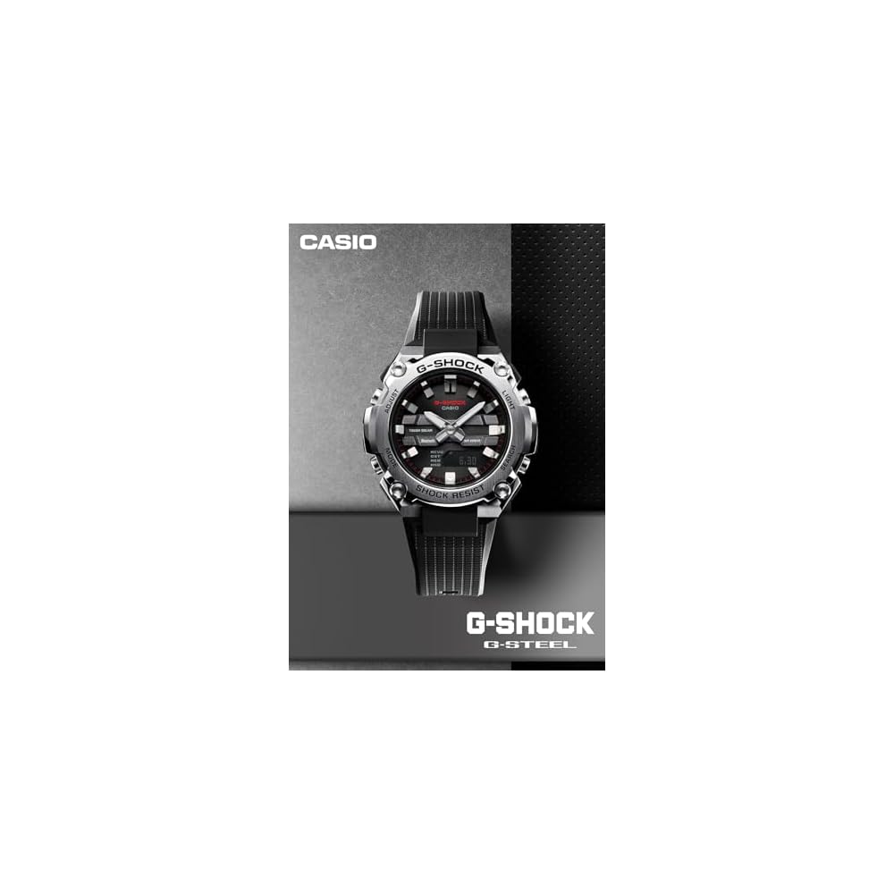 Casio G-Shock G-STEEL Solar Bluetooth Watch Men's Silver Stainless Steel  GST-B600D-1AJF