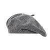 Women S Wool Beret Hat With Rhinestones Vintage Multi Color Face Slimming