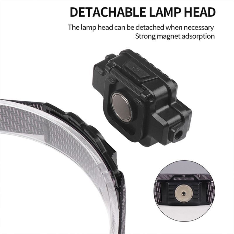 BHBL Multifunctional Headlight TYPE-C Charging with Magnet LED Working Lights Removable Multi-Function Portable