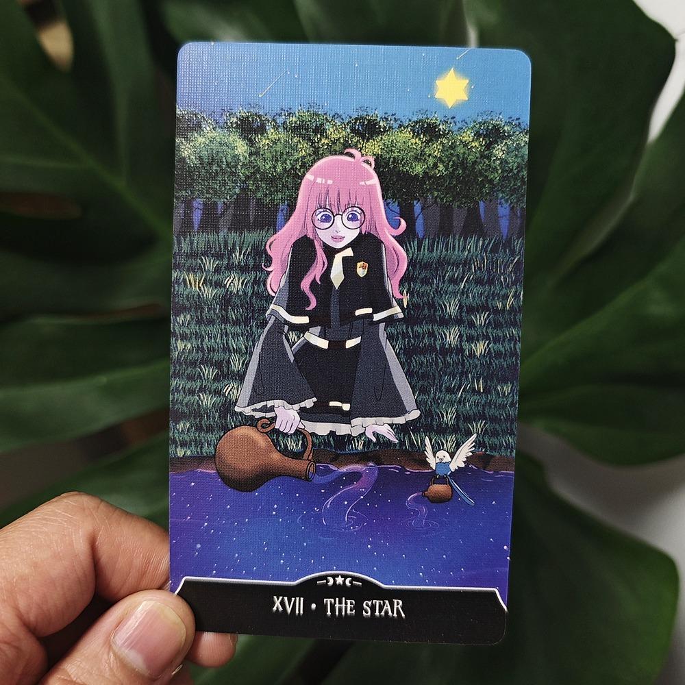 12*7cm Witchling Academy Tarot Deck 78 Pcs Tarot Cards Featuring Whimsical Artwork and Inspiring Insights Based On Rider System