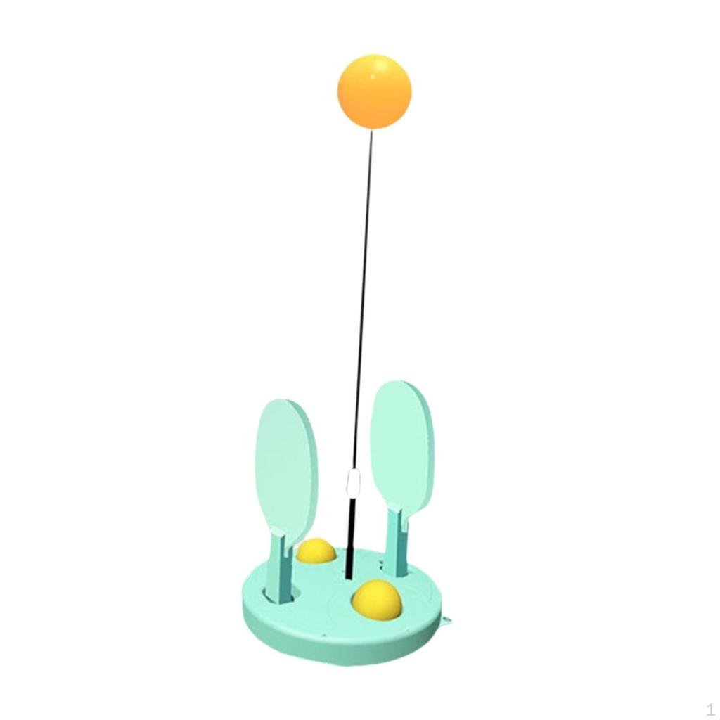 Pong Balls Paddles Set Game Hand Eye Coordination Adults and Kids Soft Shaft Equipment Table