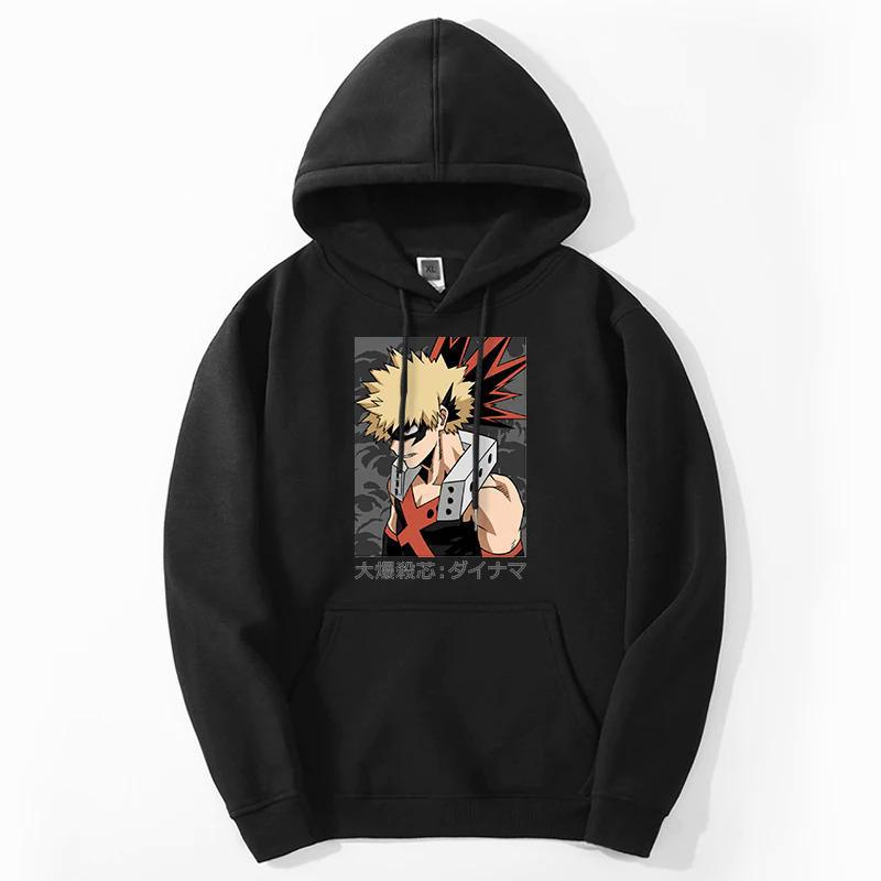 My Hero Academia Anime Clothing Bakugou Hoodies