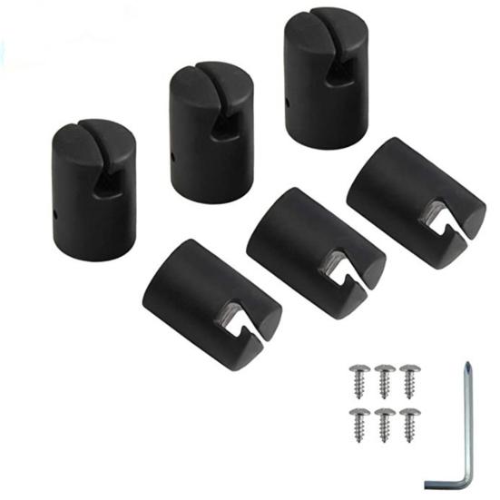 1 Set Trampoline Enclosure Pole Caps Wear Resistant High Strength Smooth Edge Super Stability Trampoline Enclosure Pole Safety