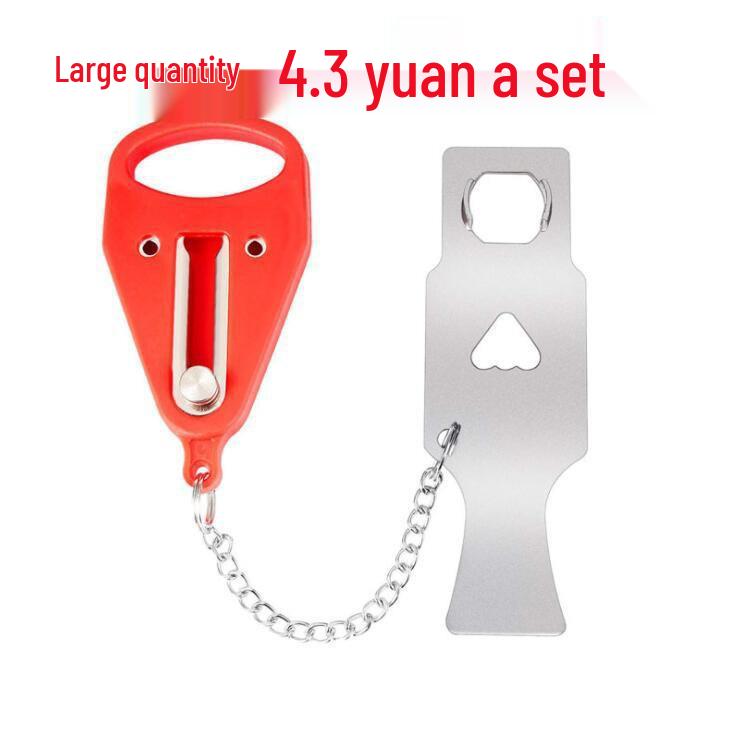 Portable Door Latch and Anti-Theft Safety Lock