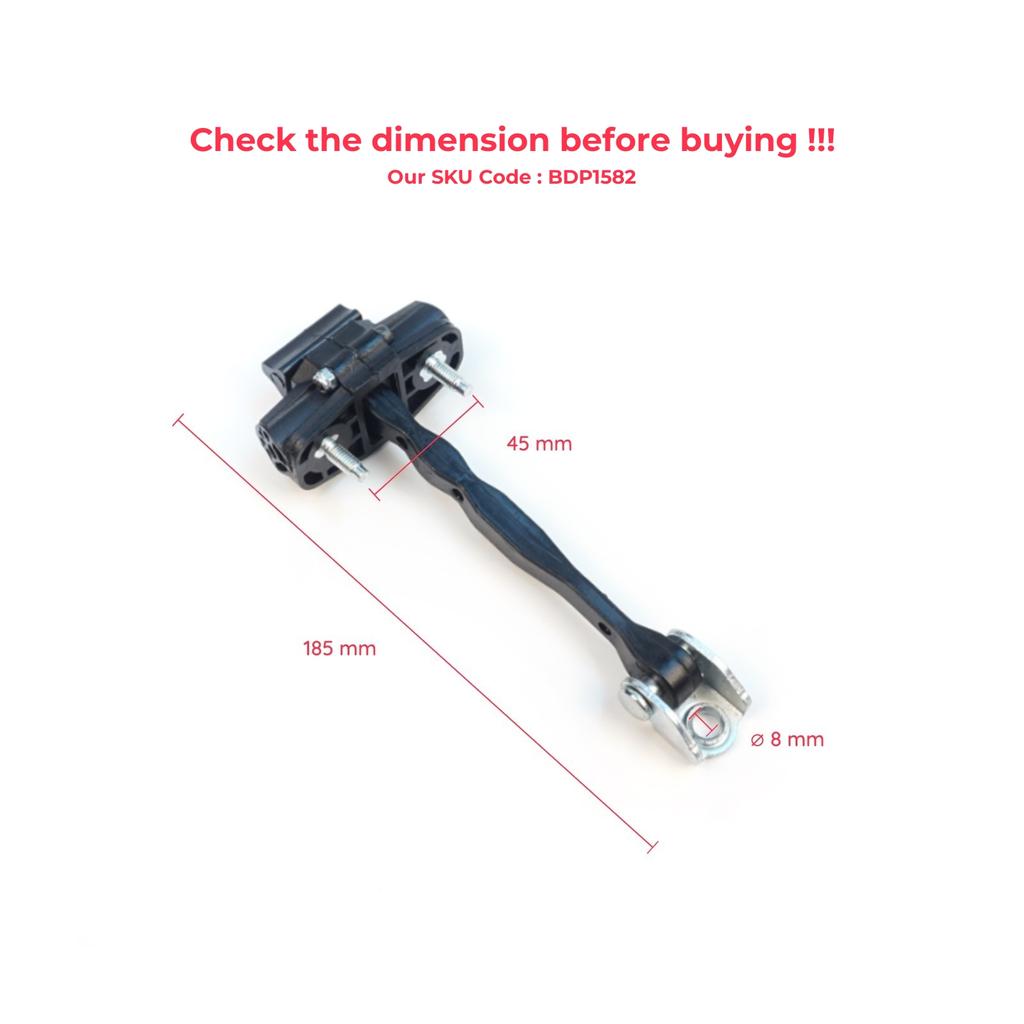 EDP1582 Rear Door Stop Check Assy Limiter Strap for Jeep Compass MK2 MP/552 MP M6 MV M7 2017-On 68243645AB