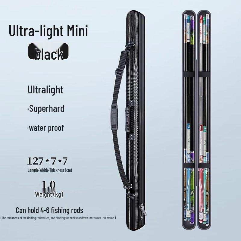 Große Angelruten-Aufbewahrungstasche - Hartschalen-Ausrüstungshalter