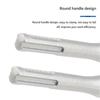 Electric Hammer Chisel Slotted Flat Carving Cutter Grinding Bending Chisel Round Handle Wall Brick Tool Heavy Duty