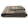 FENDI Zucca logo Zucchino Compact wallet Folded wallet Leather/PVC Brown/Beige