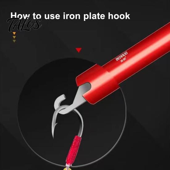Rust-resistant Hook Removal Tool Aluminum Alloy Fish Remover T-shape Handle Fishhook Detacher Durable Puller Extractor Dehooker Separator Disconnect