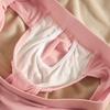 Men's Summer Sexy Thread U Convex Big Bag Separated Breathable Briefs