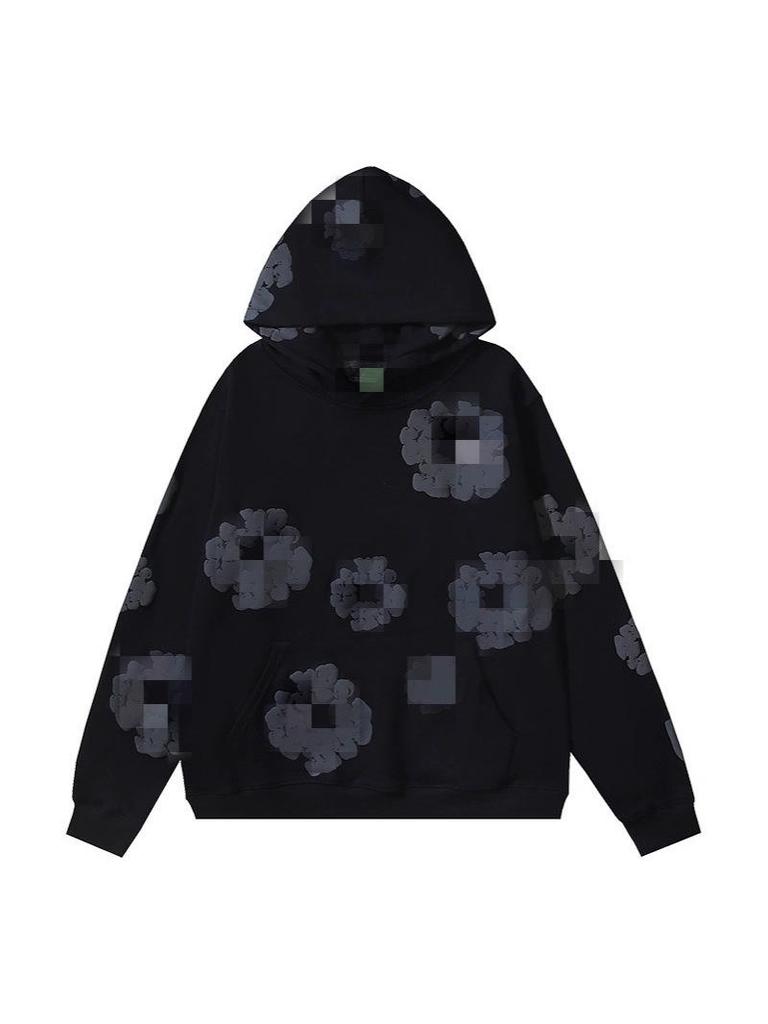 Unisex Amerikanischer Hip-Hop-Trend Kapok-Schaumstoff-Druck Lässiger Hoodie