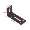 1Pc Adjustable L-Shape Corner Brace with Screws - Slotted Joint Right Angle Bracket for Furniture Wood Shelves Cabinet