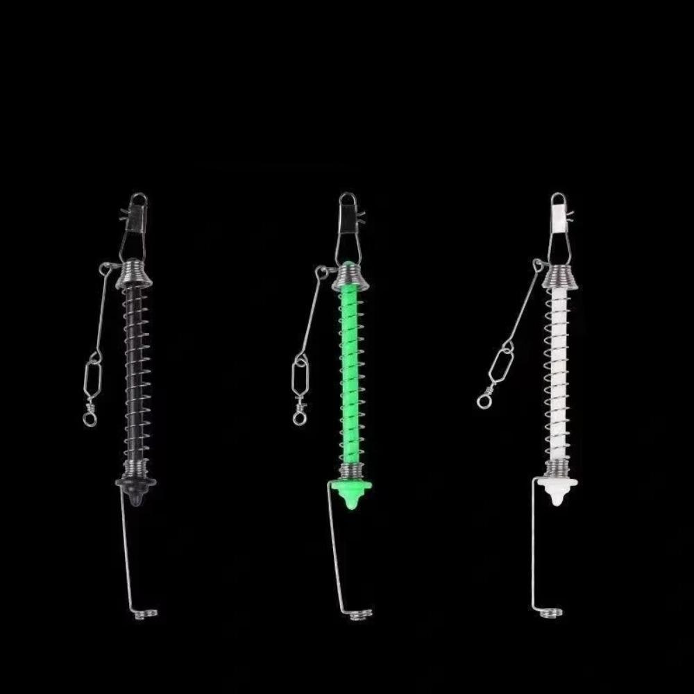 Trigger Mechanism Automatic Fishing Hook Spring Loaded Automatic Ejection Fishing Pole Fixing Spring Bait Holder