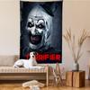 VIKAMA Gory Art Wandteppich Thema Dekorative Malerei Wohnzimmer Wandteppich Horror Thema Schlafzimmer Dekoration Halloween Geschenk