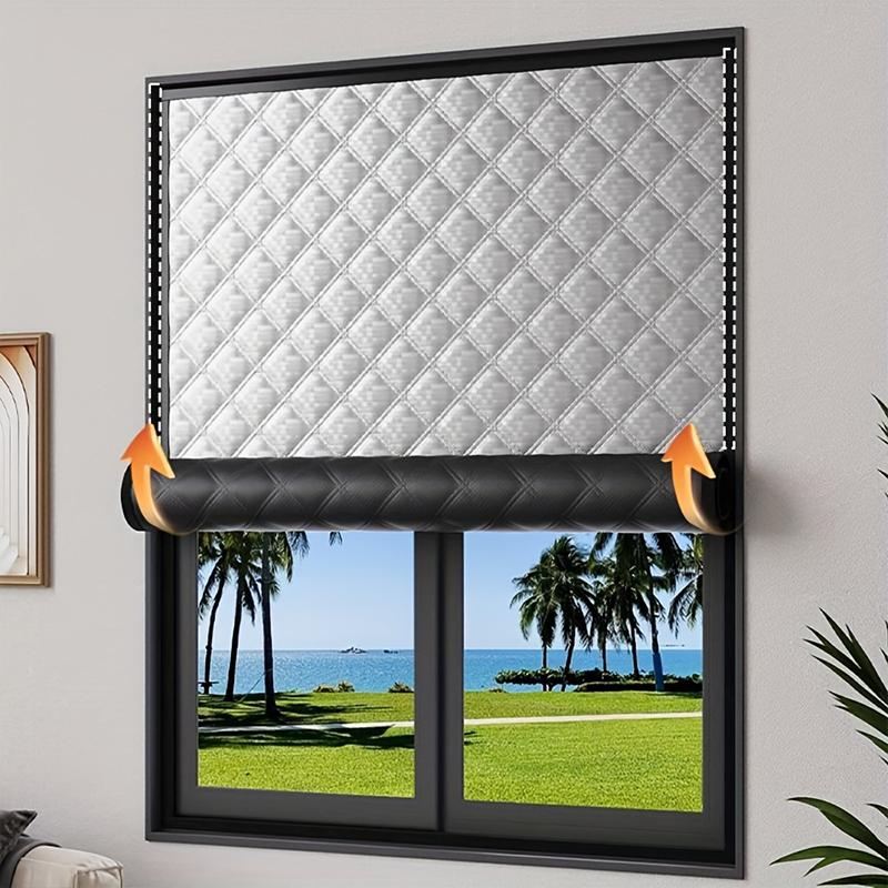 1PC Soundproof Curtains Windproof Aluminum Insulation Film Indoor Use Multiple Sizes Available