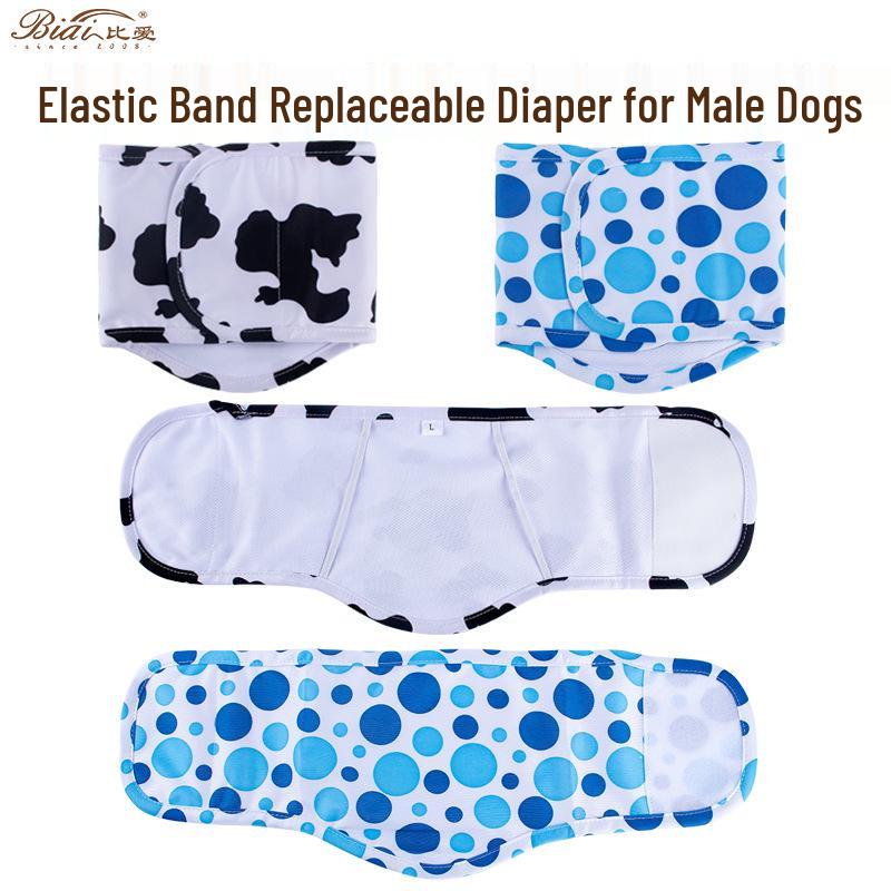 Washable Male Dog Diaper Pants & Anti-Harassment Belt