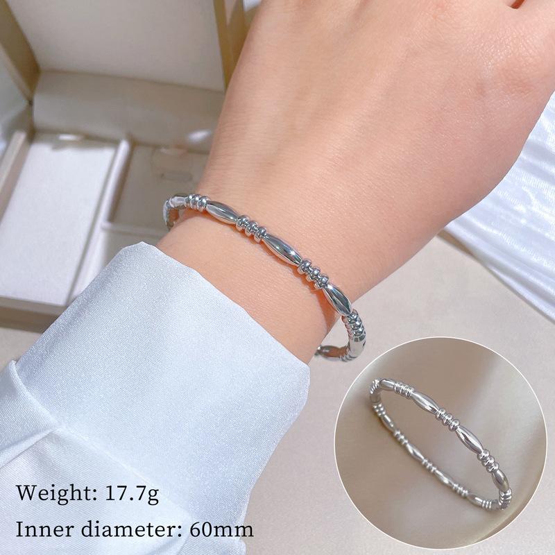 Zen Staff European And American Bracelet Minimalist Retro Fashion Stainless Steel Jewelry
