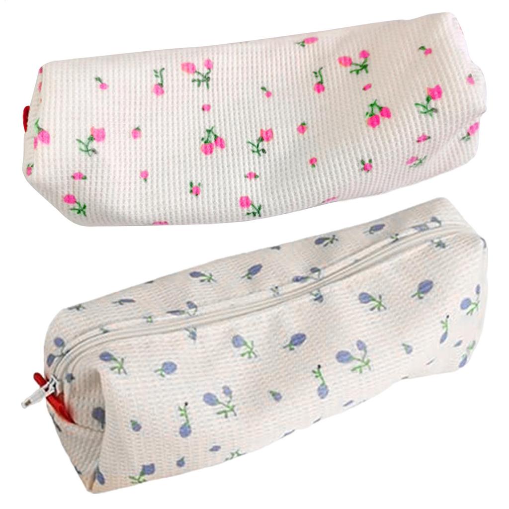Floral Pencil Case Cute Pencil Bag Pen Holder Floral Pouch Small Pen Bag Pencil Pouch Storage Bag Pencil Case School Supplies